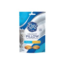 EGEO CAT CRUNCHY PILLOWS TUNA & ROASTED CHICKEN 60gr EGEO CAT CRUNCHY PILLOWS TUNA & ROASTED CHICKEN 60gr
