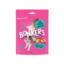 BONKERS CAT TREATS DRY SEAFOOD & EAT IT 180gr BONKERS CAT TREATS DRY SEAFOOD & EAT IT 180gr