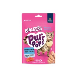 BONKERS PURRPOPS CAT TREATS FREEZE DRIED SALMON 20gr BONKERS PURRPOPS CAT TREATS FREEZE DRIED SALMON 20gr