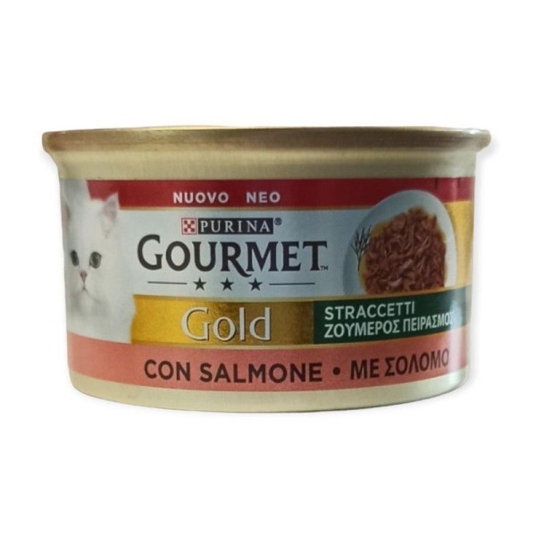 GOURMET GOLD STRACCETTI ADULT ΣΟΛΟΜΟΣ 24Χ85gr GOURMET GOLD STRACCETTI ADULT ΣΟΛΟΜΟΣ 24Χ85gr