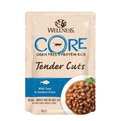 WELLNESS CORE CAT TENDER CUTS ΤΟΝΟY 85GR WELLNESS CORE CAT TENDER CUTS ΤΟΝΟY 85GR