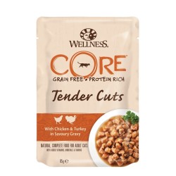 WELLNESS CORE CAT TENDER CUTS ΚΟΤΟΠΟΥΛΟΥ & ΓΑΛΟΠΟΥΛΑ 85GR WELLNESS CORE CAT TENDER CUTS ΚΟΤΟΠΟΥΛΟΥ & ΓΑΛΟΠΟΥΛΑ 85GR