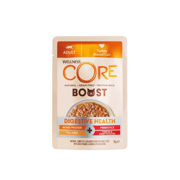 WELLNESS CORE BOOST Digestive Turkey 85gr WELLNESS CORE BOOST Digestive Turkey 85gr