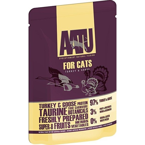 AATU CAT TURKEY & GOOSE 10X85GR