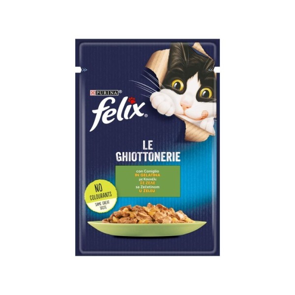 FELIX ΜΕ ΚΟΥΝΕΛΙ ΣΕ ΖΕΛΕ 26X85gr FELIX ΜΕ ΚΟΥΝΕΛΙ ΣΕ ΖΕΛΕ 26X85gr