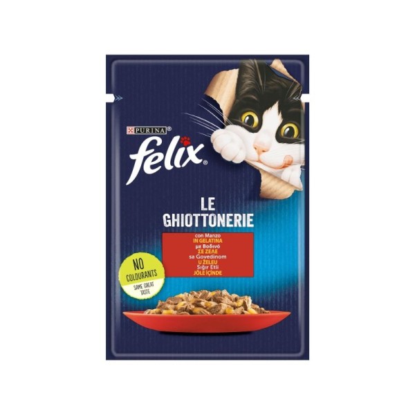 FELIX ΜΕ ΒΟΔΙΝΟ ΣΕ ΖΕΛΕ 26X85gr FELIX ΜΕ ΒΟΔΙΝΟ ΣΕ ΖΕΛΕ 26X85gr