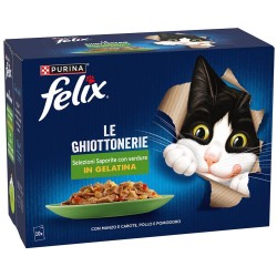 Felix AGAIL Πολυσυσκευασία 10x85gr με Βοδινό & Καρότο, Κοτόπουλο & Ντομάτα Felix AGAIL Πολυσυσκευασία 10x85gr με Βοδινό & Καρότο, Κοτόπουλο & Ντομάτα