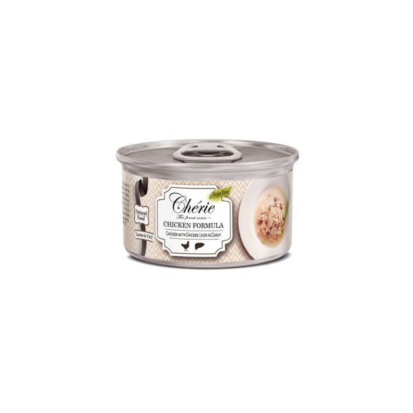 CHERIE CHICKEN & CHICKEN LIVER GRAVY 80GR