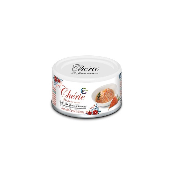 CHERIE URINARY TUNA MIX CARROT GRAVY 80GR