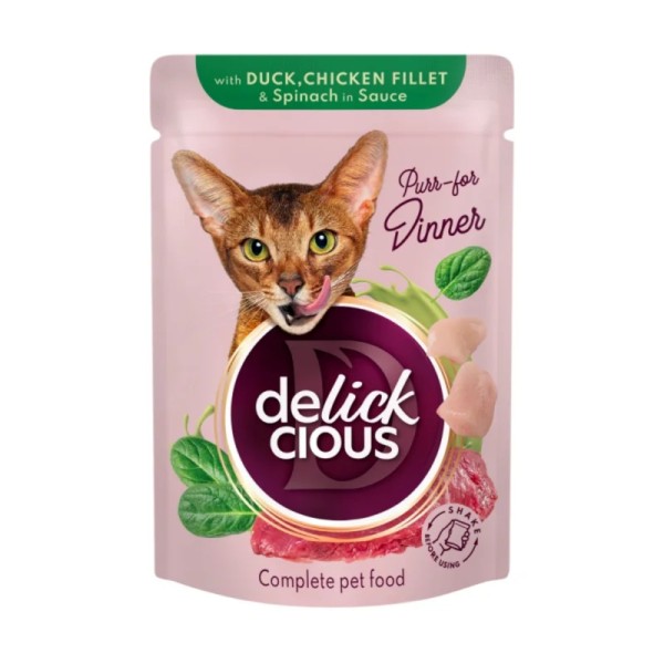 DELICKCIOUS ΛΩΡΙΔΕΣ ΠΑΠΙΑ ΚΟΤΟΠΟΥΛΟ ΣΠΑΝΑΚΙ ΣΑΛΤΣΑ 85GR