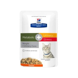 HILL'S PD FELINE C/D URINARY STRESS+ METABOLIC 85GR HILL'S PD FELINE C/D URINARY STRESS+ METABOLIC 85GR