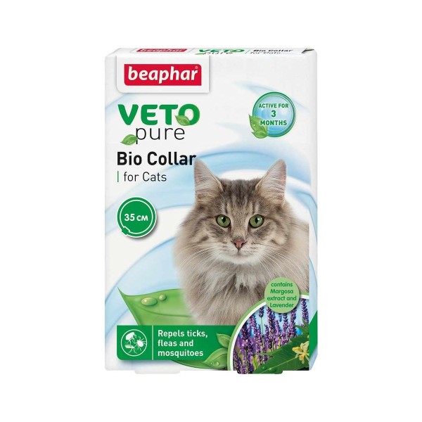 BEAPHAR VETOPURE CAT ΒΙΟΛΟΓΙΚΟ ΠΕΡΙΛΑΙΜΙΟ ONE SIZE 35CM BEAPHAR VETOPURE CAT ΒΙΟΛΟΓΙΚΟ ΠΕΡΙΛΑΙΜΙΟ ONE SIZE 35CM