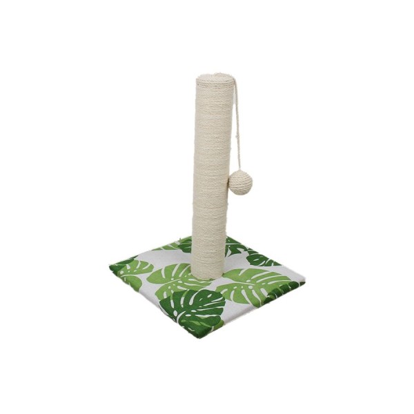 CROCI CAT SCRATCHER GREEN LEAFS 30*30*42cm CROCI CAT SCRATCHER GREEN LEAFS 30*30*42cm