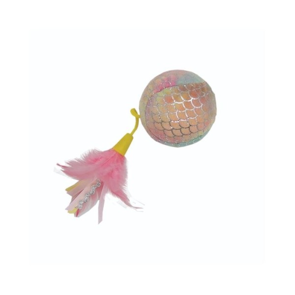 HAPPYPET ΠΑΙΧΝΙΔΙ ΓΑΤΑΣ MERMAID PINK GIANT BALL HAPPYPET ΠΑΙΧΝΙΔΙ ΓΑΤΑΣ MERMAID PINK GIANT BALL