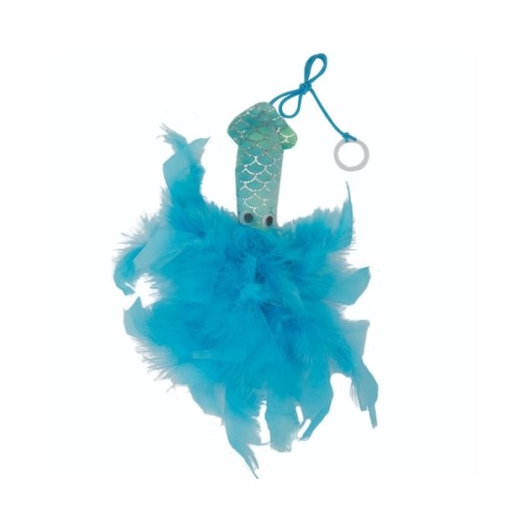 HAPPYPET ΠΑΙΧΝΙΔΙ ΓΑΤΑΣ MERMAID BLUE SQUID HAPPYPET ΠΑΙΧΝΙΔΙ ΓΑΤΑΣ MERMAID BLUE SQUID