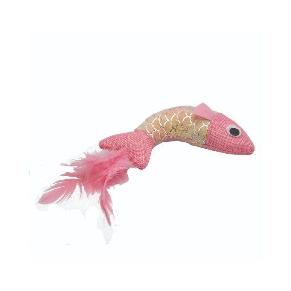 HAPPYPET ΠΑΙΧΝΙΔΙ ΓΑΤΑΣ MERMAID PINK FISH HAPPYPET ΠΑΙΧΝΙΔΙ ΓΑΤΑΣ MERMAID PINK FISH
