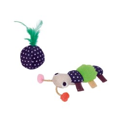 NOBBY FABRIC WORM WITH BALL ..