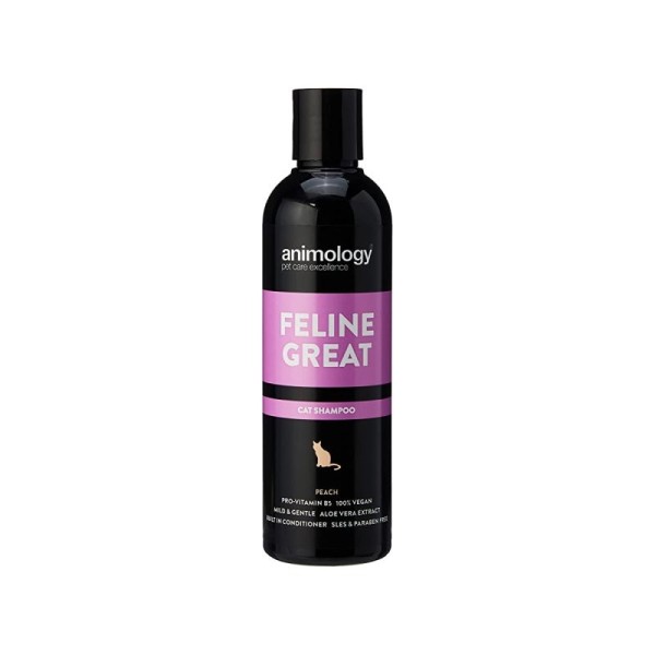 ANIMOLOGY FELINE GREAT CAT SHAMPOO PEACH VEGAN 125ML ANIMOLOGY FELINE GREAT CAT SHAMPOO PEACH VEGAN 125ML