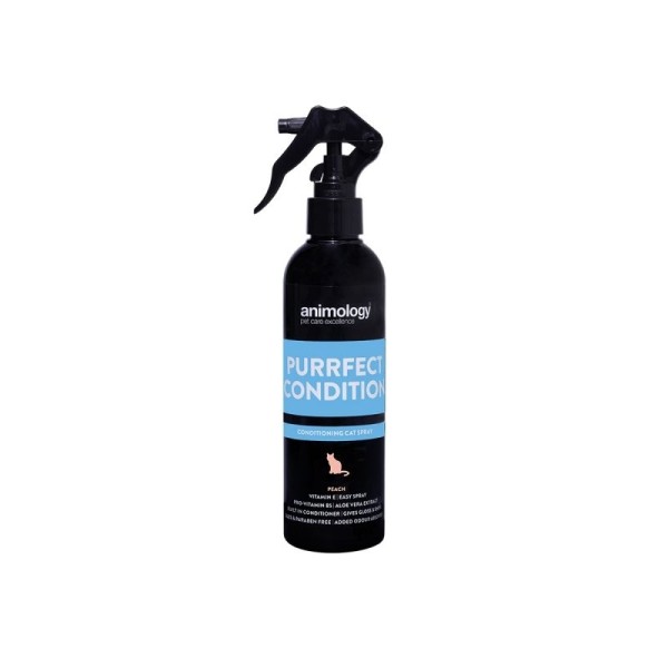 ANIMOLOGY PURRFECT CONDITION CAT COAT CONDITIONER SPRAY 250ML/ ANIMOLOGY PURRFECT CONDITION CAT COAT CONDITIONER SPRAY 250ML/