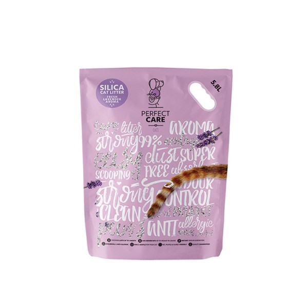 PERFECT CARE CAT SILICA LITTER ΛΕΒΑΝΤΑ 5.8L
