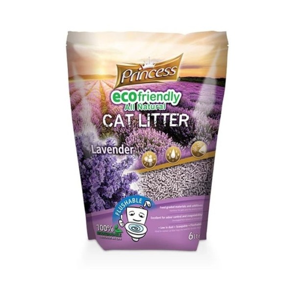 PRINCESS ECO LITTER 6L-LAVENDER