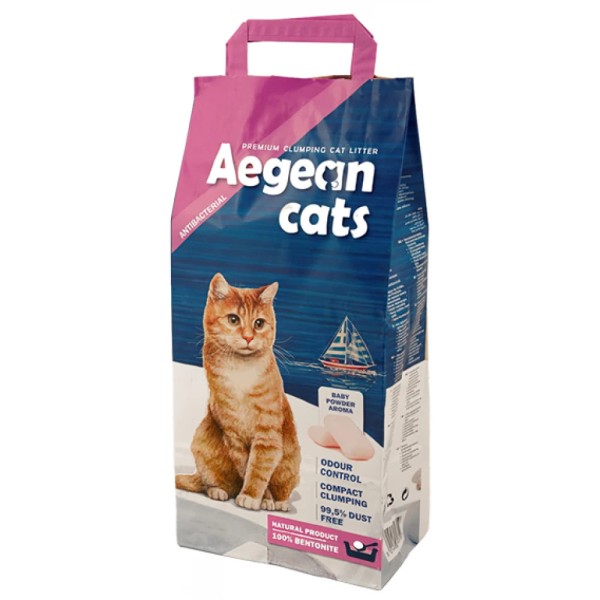 AEGEANCAT  BABYPOWDER ΑΜΜΟΣ ΓΑΤΑΣ ΣΥΓΚΟΛΛΗΤΙΚΗ 5KG