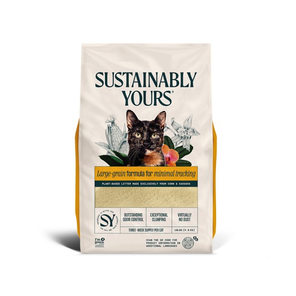 SUSTAINABLY YOURS Large Grain Cat Litter 4,54kg SUSTAINABLY YOURS Large Grain Cat Litter 4,54kg