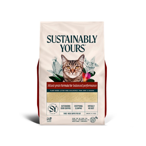 SUSTAINABLY YOURS  Mixed Grain Cat Litter 4,54kg