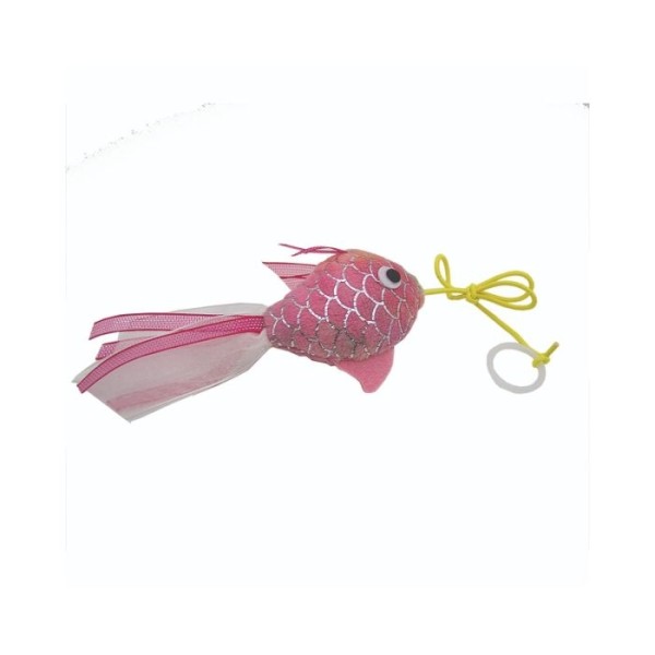 HAPPY PET MERMAID PINK GOLDFISH CAT TOY HAPPY PET MERMAID PINK GOLDFISH CAT TOY