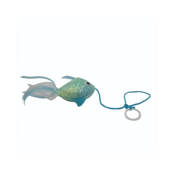 HAPPY PET MERMAID BLUE GOLDFISH CAT TOY HAPPY PET MERMAID BLUE GOLDFISH CAT TOY