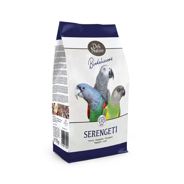 DELI NATURE BIRDELICIOUS PARROTS SERENGETI 750GR DELI NATURE BIRDELICIOUS PARROTS SERENGETI 750GR
