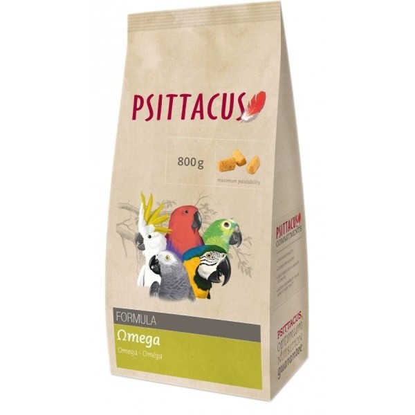 PSITTACUS PARROT PELLET MAINT.OMEGA FORMULA 800GR PSITTACUS PARROT PELLET MAINT.OMEGA FORMULA 800GR