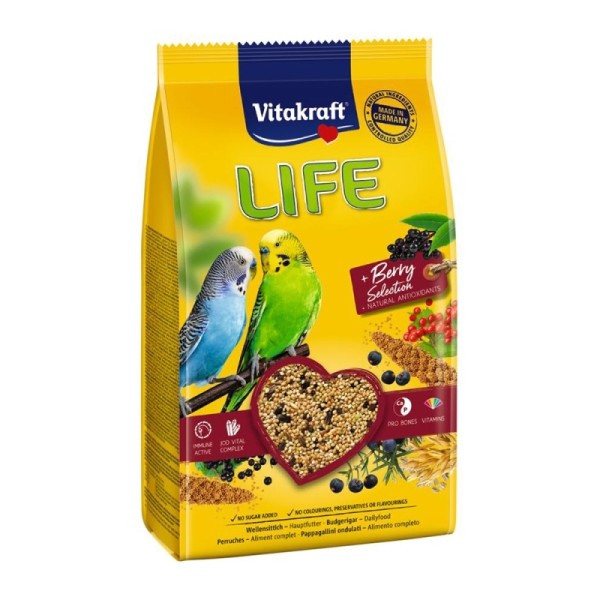 VITAKRAFT LIFE POWER ΓΙΑ ΠΑΠΑΓΑΛΑΚΙΑ 800GR VITAKRAFT LIFE POWER ΓΙΑ ΠΑΠΑΓΑΛΑΚΙΑ 800GR