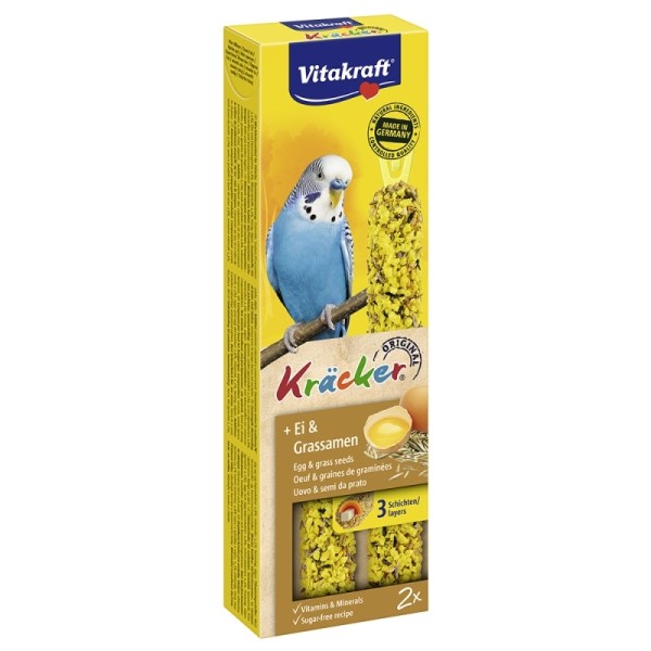 VITAKRAFT KRACKER ΜΕ ΑΥΓΟ ΚΑΙ ΣΠΟΡΟΥΣ ΓΙΑ ΠΑΠΑΓΑΛΑΚΙΑ 2ΤΜΧ VITAKRAFT KRACKER ΜΕ ΑΥΓΟ ΚΑΙ ΣΠΟΡΟΥΣ ΓΙΑ ΠΑΠΑΓΑΛΑΚΙΑ 2ΤΜΧ