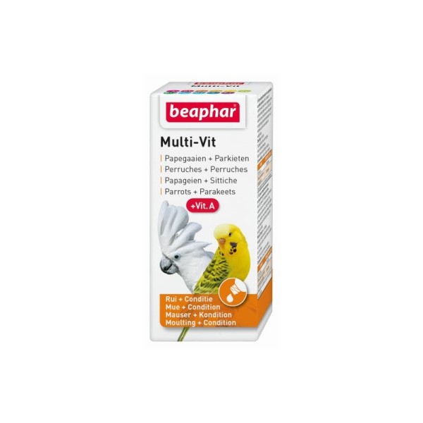 BEAPHAR MULTIVIT BIRDS 20ml No16173 BEAPHAR MULTIVIT BIRDS 20ml No16173