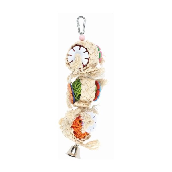 HAPPY PET ΠΑΙΧΝΙΔΙ ΠΑΠΑΓΑΛΩΝ TRIO BIRD 30*8*8cm HAPPY PET ΠΑΙΧΝΙΔΙ ΠΑΠΑΓΑΛΩΝ TRIO BIRD 30*8*8cm