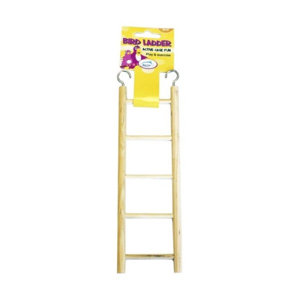 HAPPY PET ΞΥΛΙΝΗ ΣΚΑΛΑ ΠΤΗΝΩΝ 5 STEPS 24cm HAPPY PET ΞΥΛΙΝΗ ΣΚΑΛΑ ΠΤΗΝΩΝ 5 STEPS 24cm