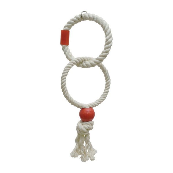 ROSEWOOD PARROT TWIN RINGS 47cm ROSEWOOD PARROT TWIN RINGS 47cm