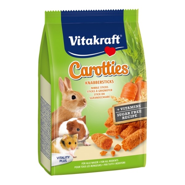 VITAKRAFT CAROTTIES ΜΠΑΣΤΟΥΝΑΚΙΑ ΜΕ ΚΑΡΟΤΑ 50GR VITAKRAFT CAROTTIES ΜΠΑΣΤΟΥΝΑΚΙΑ ΜΕ ΚΑΡΟΤΑ 50GR