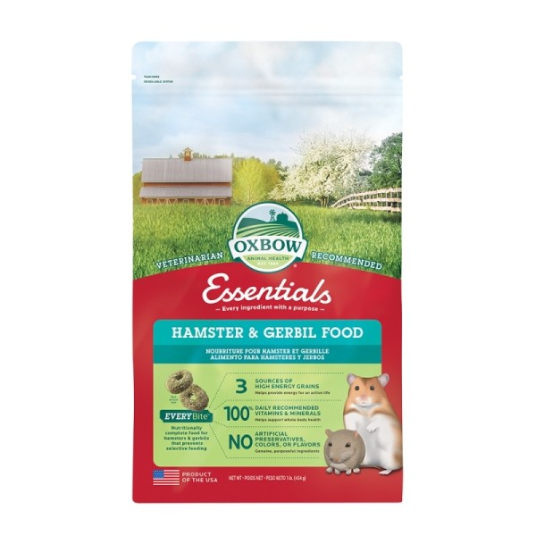 OXBOW ESSENTIALS HAMSTER/GERBIL 454gr .. OXBOW ESSENTIALS HAMSTER/GERBIL 454gr ..
