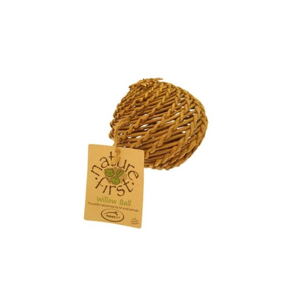 HAPPY PET WILLOW BALL SM ΒΡΩΣΙΜΟ ΠΑΙΧΝΙΔΙ ΤΡΩΚΤΙΚΩΝ HAPPY PET WILLOW BALL SM ΒΡΩΣΙΜΟ ΠΑΙΧΝΙΔΙ ΤΡΩΚΤΙΚΩΝ