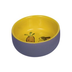 NOBBY ΚΕΡΑΜΙΚΟ ΜΠΩΛ ΤΡΩΚΤΙΚΩΝ GREY/YELLOW 11x4.5cm