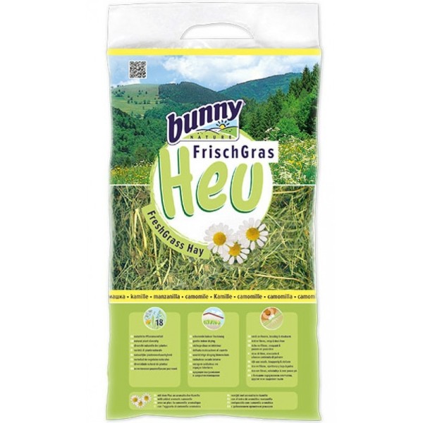 BUNNY ΧΟΡΤΟ FRESHGRASS HAY ΜΕ ΧΑΜΟΜΗΛΙ 500GR BUNNY ΧΟΡΤΟ FRESHGRASS HAY ΜΕ ΧΑΜΟΜΗΛΙ 500GR