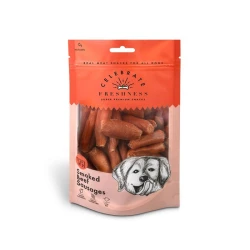 CELEBRATE GRAIN FREE SMOKED BEEF SAUSAGES 100GR ..