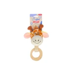 GLEE ΠΑΙΧΝΙΔΙ ΣΚΥΛΟΥ COFFEE WOOD GIRAFFE RING 21cm