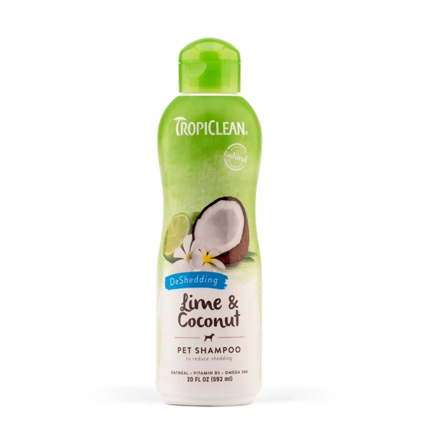 TROPICLEAN ΣΑΜΠΟΥΑΝ DESHEDDING LIME & COCONUT 355ML .. TROPICLEAN ΣΑΜΠΟΥΑΝ DESHEDDING LIME & COCONUT 355ML ..